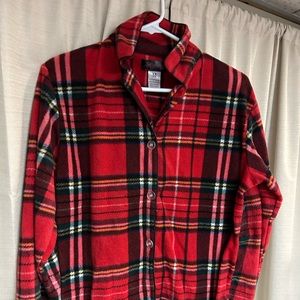 Angelina Sleepwear plaid top